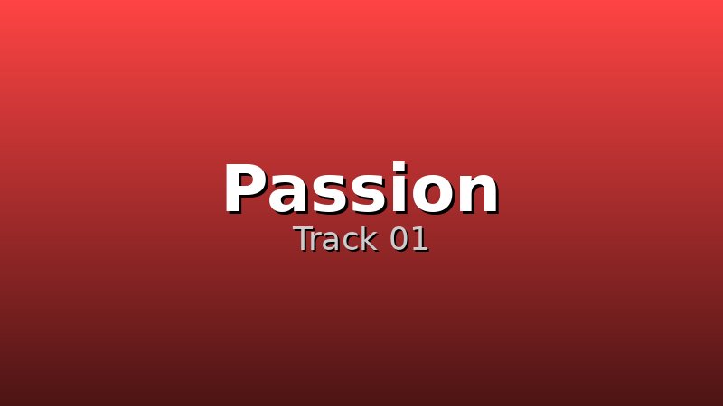 Passion track cover